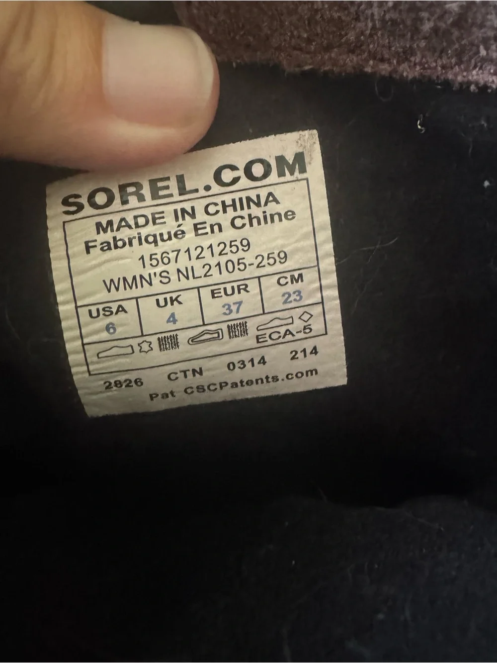 SOREL Slimshortie Madder Blanket Brown Leather Nubuck Boots Size 6